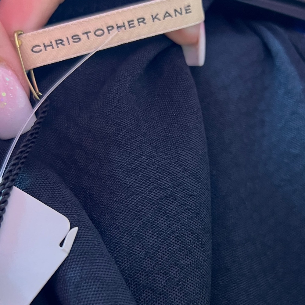 Christopher Kane Black And Pink Python Dress - image 5